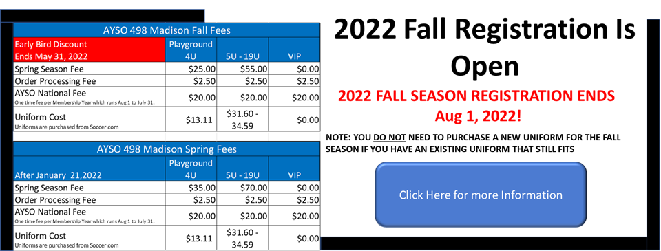 2022 Fall Registration