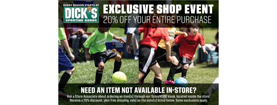 AYSO 498 20% OFF SHOP EVENT