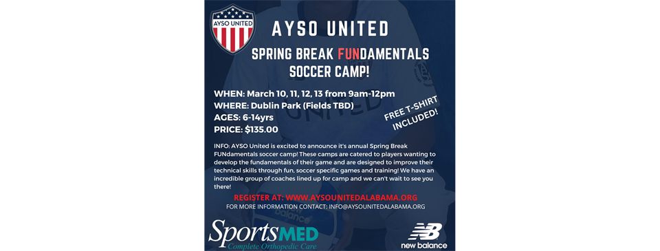 AYSO United Spring Break Camp