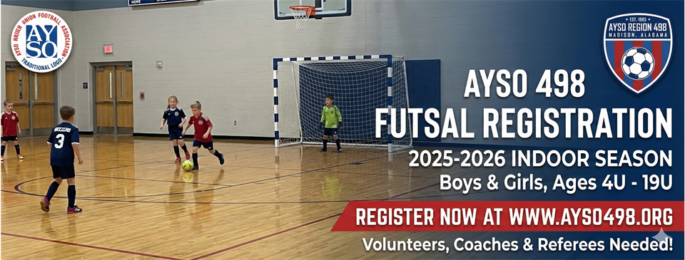 2025/2026 Futsal (Indoor) Registration is open